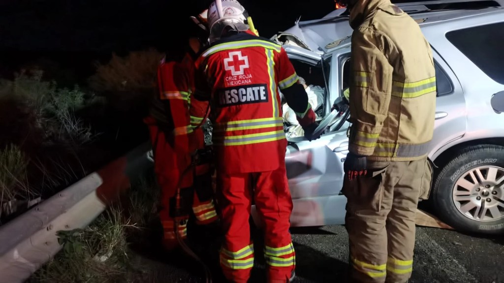 Choque frontal en la Durango-Zacatecas.