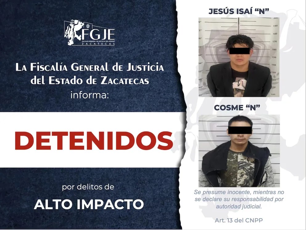 Los implicados en los delitos.