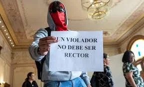 Protestas contra Rubén Ibarra.