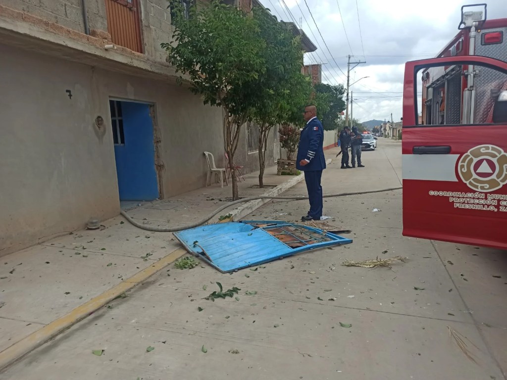 Hoy tuvo lugar otra explosión en la colonia Nueva Esperanza.