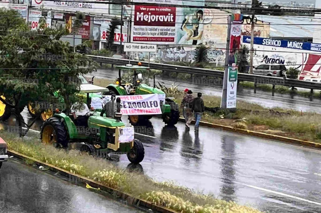 La protesta por la desaparición del joven agricultor.