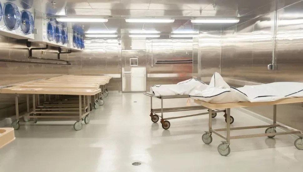 Cámaras mortuorias con más de mil cadávares sin identificar.