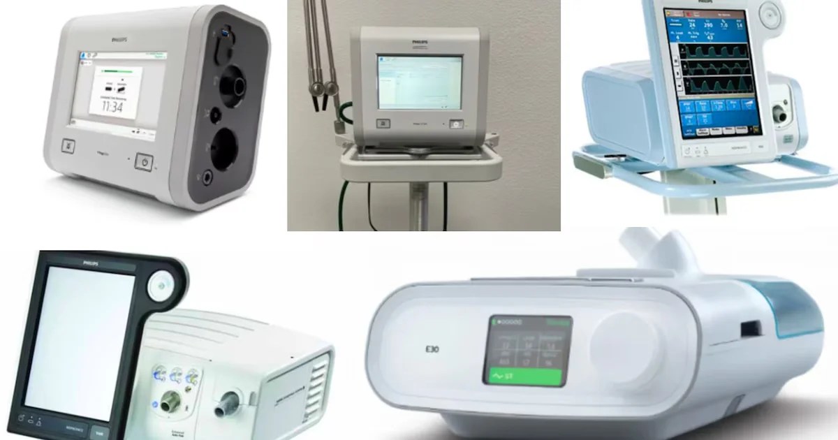 Ventiladores Philips defectuosos aún siguen en hospitales privados y públicos.