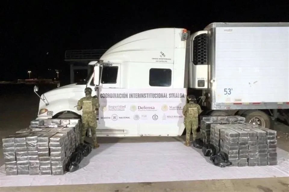 Tonelada y media de metanfetamina fue decomisada.