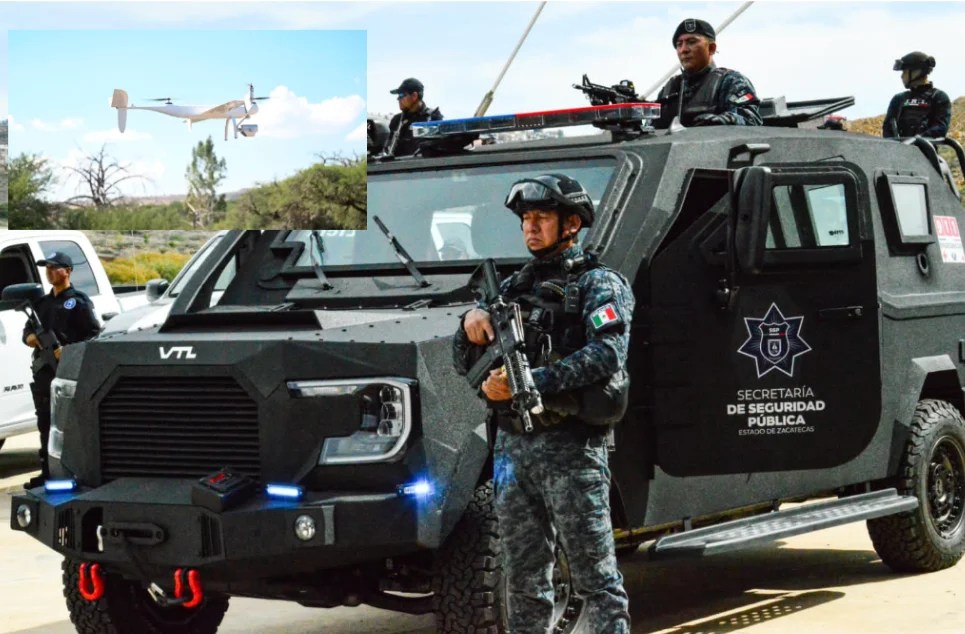 Drones y vehículos blindados reforzarán vigilancia en límites con Jalisco.