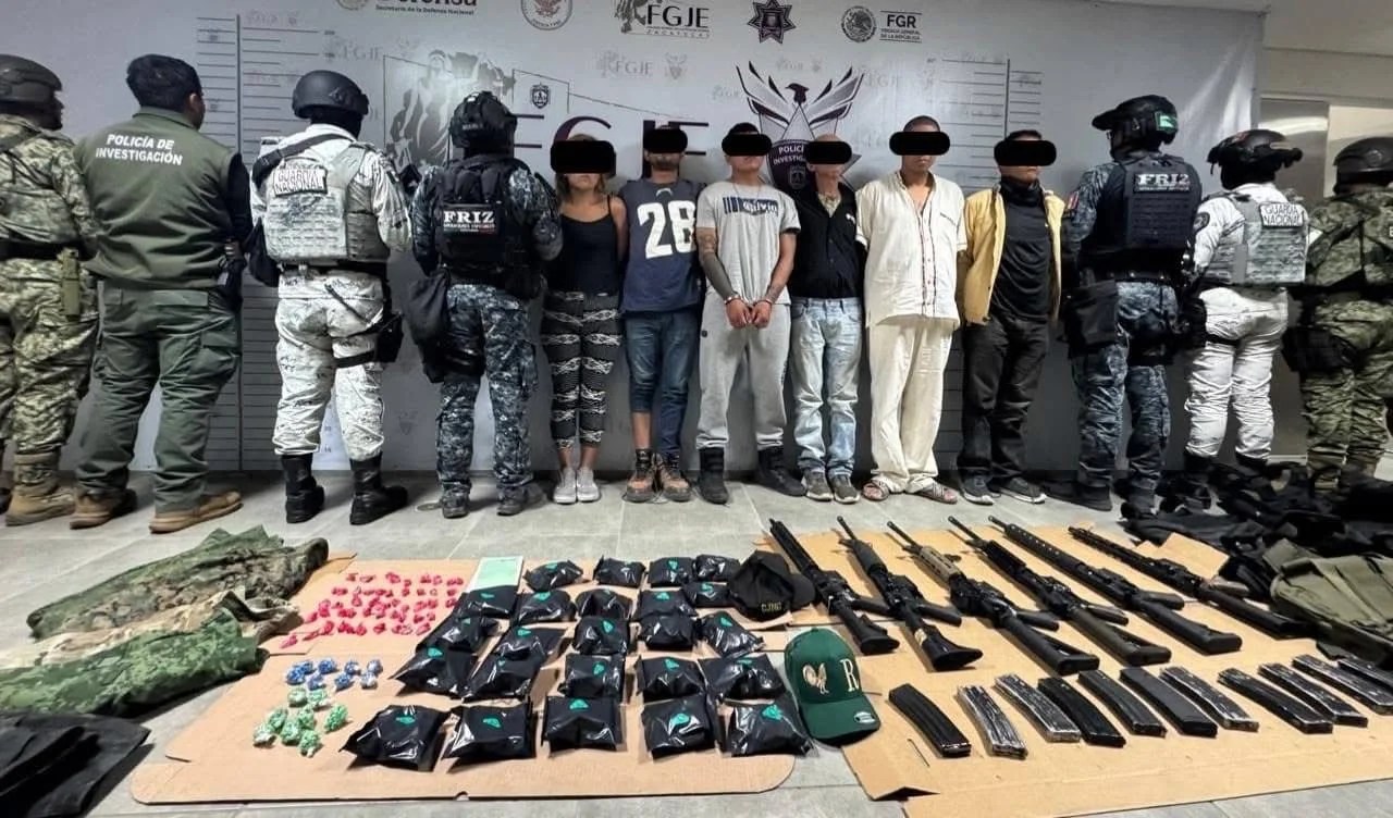 Detienen a 11 personas vinculadas con el CJNG.