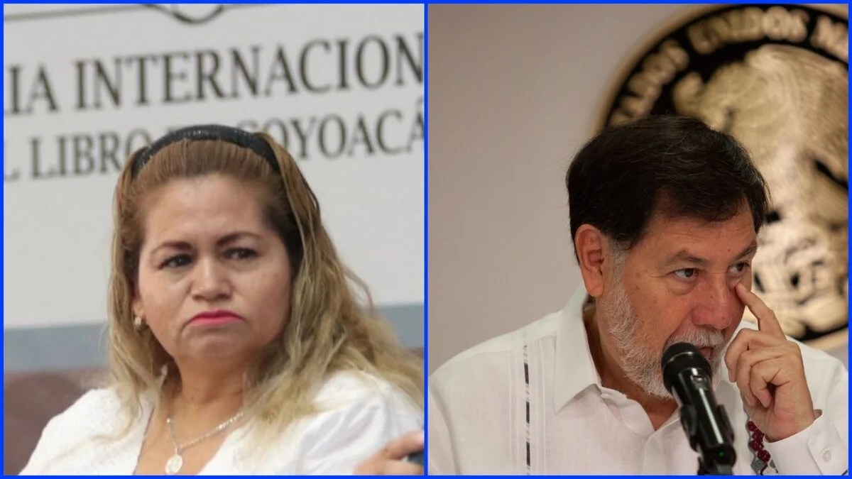 Ceci Flores reta a Fernández Noroña.